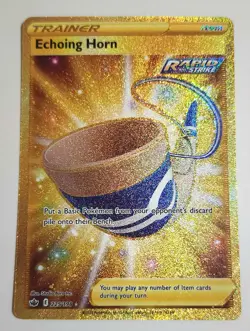 ECHOING HORN - #225/198 - Pokemon Chilling Reign Sword & Shield Secret Rare NM - Image 1