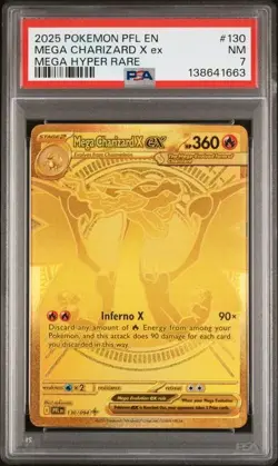 2025 POKEMON JPN M2A-MEGA DREAM EX MEGA ULTRA RARE #250 MEGA DRAGONITE EX PSA 7 - Image 1