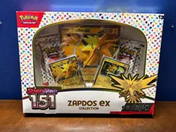 POKEMON TCG SCARLET & VIOLET 151 ZAPDOS EX COLLECTION BOX FACTORY SEALED NEW - Image 1