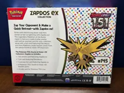 POKEMON TCG SCARLET & VIOLET 151 ZAPDOS EX COLLECTION BOX FACTORY SEALED NEW - Image 2
