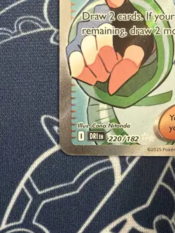 Emcee's Hype 220/182 - Ultra Rare Full Art Destined Rivals Pokemon TCG DRI HOLO - Image 4