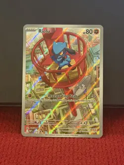 Pokemon TCG Mega Evolution Riolu Black Star Promo #010 - Image 1