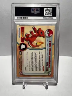 Charmeleon #05 PSA 9 Pokemon - 1999 Topps Pokemon TV M / NM - Image 2