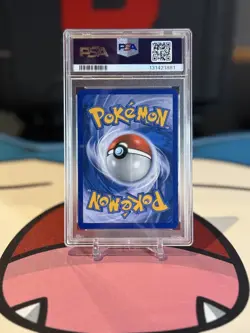 Pokemon Dragonite FB Pokemon League Exclusive Crosshatch Holo Promo #56 PSA 8 - Image 2