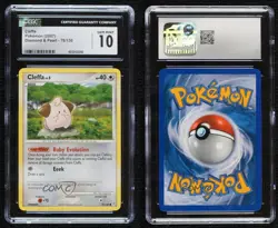 Cleffa Pokemon Diamond & Pearl Base Set CGC 10 Gem Mint 2007 - Image 3