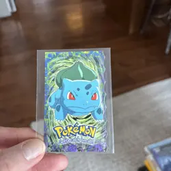 1999 Topps Pokemon Evolution Blue Bulbasaur Die Cut 1 of 12 - Image 1