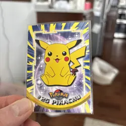 Vintage 1999 Topps Pokemon TV Animation Edition Series 1 #25 Picachu NM - Image 1