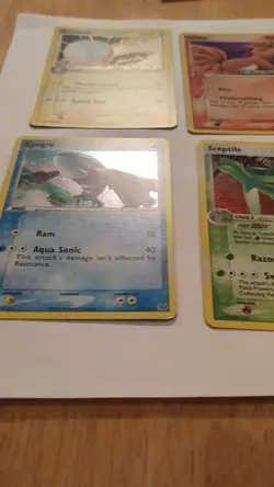 Lot 4 EX Emerald 2005 Holos NM/LP (Sceptile, Kyogre, Electrode, Vulpix) Pokemon - Image 2