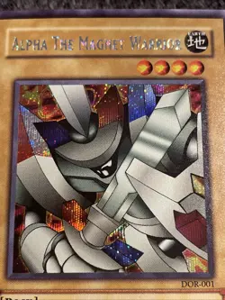 Alpha the Magnet Warrior Secret Rare Duelist of the Roses DOR-001 - NM - Image 2