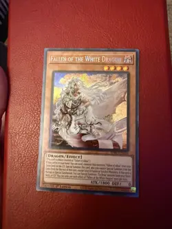 Yugioh! 1x Fallen of the White Dragon BPRO-EN024 Secret Rare 1st Ed NM - Image 1