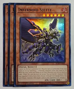 Yugioh x3 Infernoid Sjette BLTR-EN068 Ultra Rare 1st Edition - Image 1