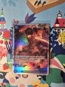 One Piece Card Game Paramount War Monkey.D.Luffy OP02-062 Super Rare Near Mint - Image 1