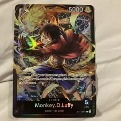 Monkey.D.Luffy - ST14-001 - Leader - English - Near Mint - One Piece CCG - Image 1