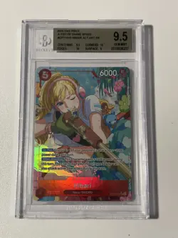 2025 one piece a fist of divine speed number OP11010 hiBari alt art SR - Image 1