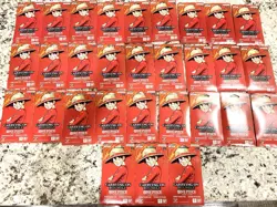 LOT OF 30 One Piece OP-13 Carrying on His Will Sleeved Blister Booster Packs - Image 1