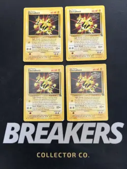 Wizards of the Coast Black Star Promo Pokemon Card Lot: Electabuzz #2 x4 Kids WB - Image 1