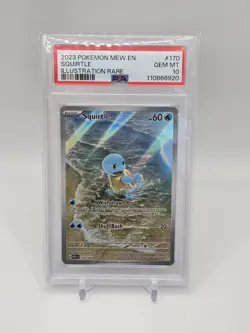Pokemon TCG Squirtle Scarlet & Violet 151 Card 170/165 Psa 10 English Edition - Image 1