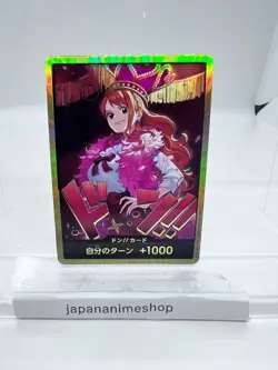 DON!! Nami GOLD EB03 Japanese ONE PIECE Card Heroines Edition -NM - Image 1