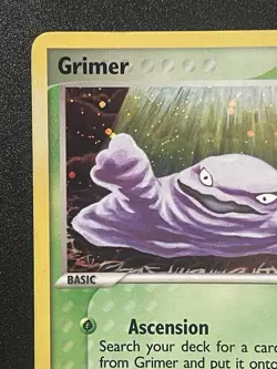 Grimer 54/92 Legend Maker Pokemon Card Moderately Played Stamped reverse holo - Image 3