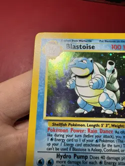 Blastoise 2/130 Holo Rare Base Set 2 Pokemon Card MP - Image 3