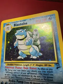 Blastoise 2/130 Holo Rare Base Set 2 Pokemon Card MP - Image 4