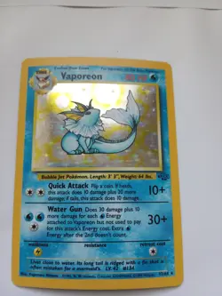 Vaporeon 12/64 Jungle Holo NEAR MINT - Pokemon Rare Holo Cards - Image 1