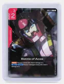 Battle of Aces Gundam Card Game #G001-111 Rare - Image 1
