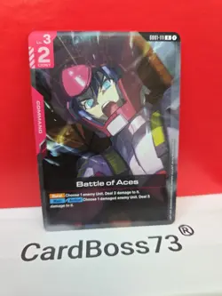 Battle of AcesGundam Card Game . Newtype Rising Rare. GD01-111 - Image 1