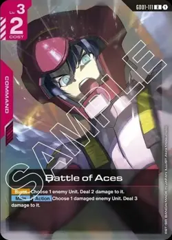 Battle of AcesGundam Card Game . Newtype Rising Rare. GD01-111 - Image 3