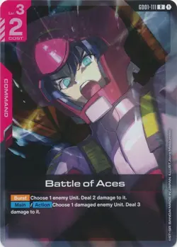 Battle of AcesGundam Card Game . Newtype Rising Rare. GD01-111 - Image 4
