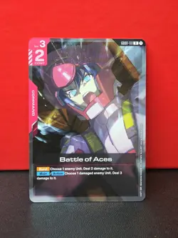 Battle of AcesGundam Card Game . Newtype Rising Rare. GD01-111 - Image 5