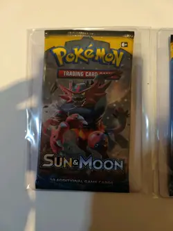 Pokemon Sun & Moon Trading Card Booster Packs Set of 3 - Image 2