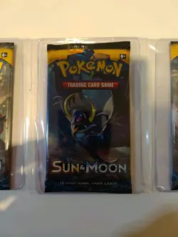 Pokemon Sun & Moon Trading Card Booster Packs Set of 3 - Image 3
