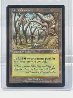 Gaea's Cradle Urza's Saga Regular Card, Near Mint Condition MTG 321/350 - Image 1