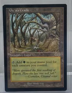 Gaea's Cradle Urza's Saga Regular Card, Near Mint Condition MTG 321/350 - Image 2