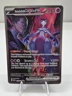 Pokemon Card TCG: Team Rockets Mewtwo EX SIR 231/182 Destined Rivals - NM Nice!! - Image 1