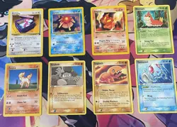 Lot of 8 Random Pokemon Cards - Image 1