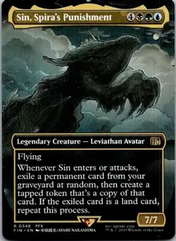 Sin, Spira's Punishment (Borderless) R FINAL FANTASY 348 NM - Image 1