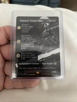 Summon: Primal Odin (Borderless) Final Fantasy Regular 1x NM - Image 1