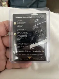 Summon: Primal Odin (Borderless) Final Fantasy Regular 1x NM - Image 2