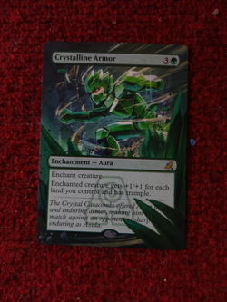 Crystalline Armor MTG Avatar: The Last Airbender Hand Painted Full Altered Art v - Image 2