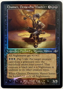 MTG Chainer, Dementia Master *RETRO FRAME FOIL* Dominaria Remastered 299 NM - Image 1