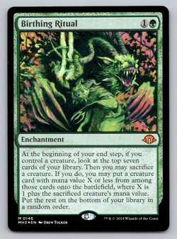 Birthing Ritual FOIL - Modern Horizons 3 - MTG - Image 1