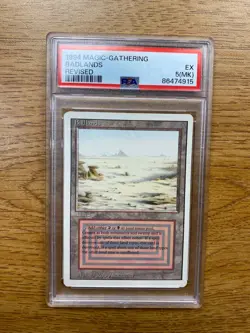 Magic the Gathering: Badlands Revised PSA Graded 5 MK - Image 1