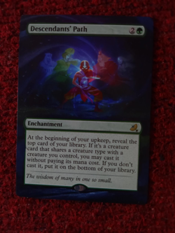 Descendants' Path MTG Avatar: The Last Airbender Hand Painted Full Altered Art v - Image 2