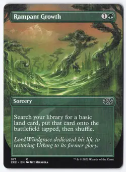 Rampant Growth (Borderless) C Double Masters 2022 371 LP - Image 1