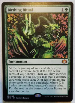 MTG Magic Gathering [x1] Birthing Ritual [x1] Modern Horizons 3 M/NM - Image 1