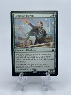 Generous Patron - Battlebond - MTG - Rare - Magic the Gathering - Image 1