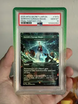 PSA 10 Aerith’s Curaga Magic R 1872 Instant Final Fantasy Mtg Foil - Image 1