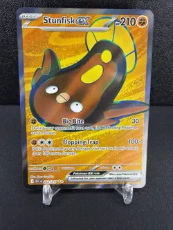 Pokemon Stunfisk Ex 252/217 Ascended Heroes Ultra Rare - NM - Image 1